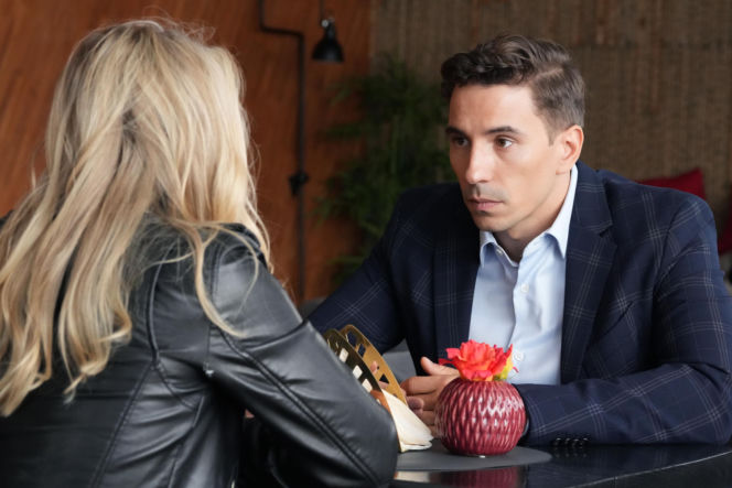 Barwy szczęścia, odc. 3336. Tomek Kępski (Jakub Sokołowski), Grażyna (Kinga Suchan