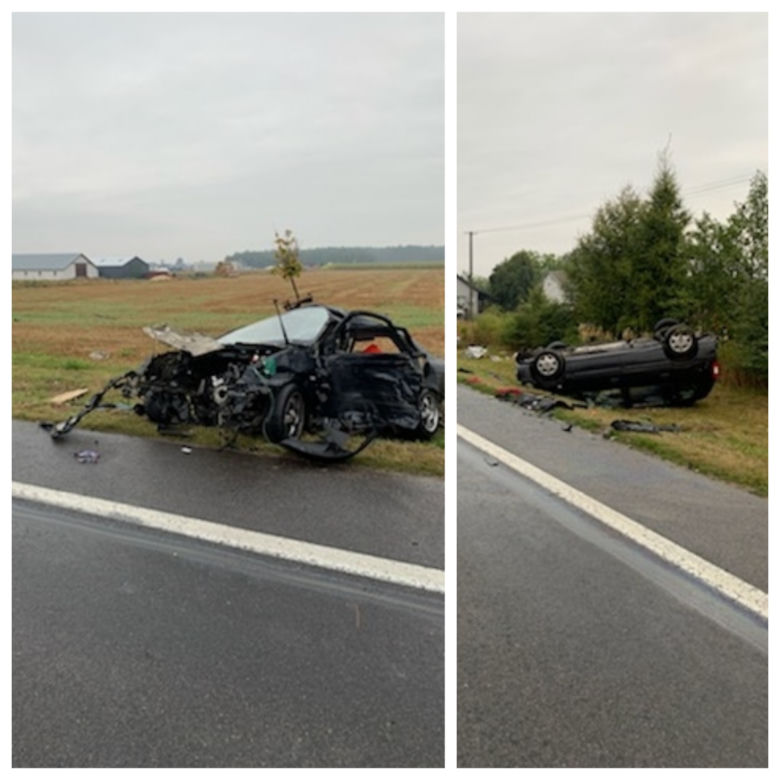 Karambol na drodze pod Mławą! Nie żyją 2 osoby