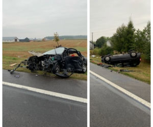 Karambol na drodze pod Mławą! Nie żyją 2 osoby