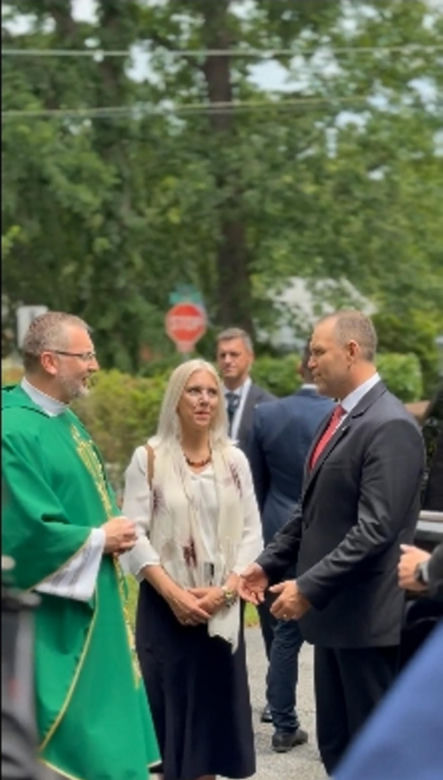 Prezydent Karol Nawrocki uczestniczył w mszy w polskim kościele w Silver Spring w stanie Maryland