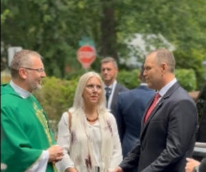 Prezydent Karol Nawrocki uczestniczył w mszy w polskim kościele w Silver Spring w stanie Maryland