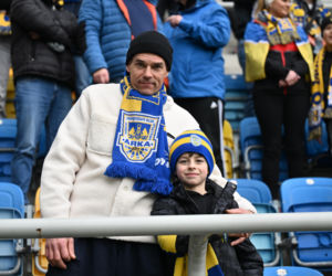 Arka Gdynia - Widzew Łódź: Zdjęcia kibiców i zawodników z meczu 25. kolejki PKO BP Ekstraklasy