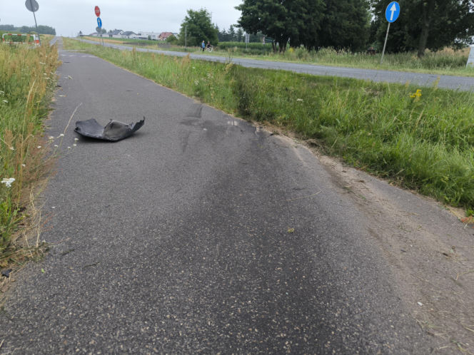 Wypadek na obwodnicy Święciechowy