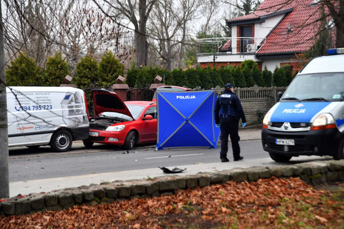 Szczecin: Śmiertelny wypadek na ulicy Dmowskiego