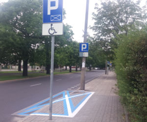 Nowy sposób oznaczania miejsc parkingowych dla niepełnosprawnych.