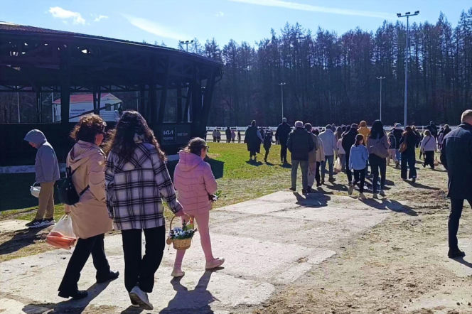 Konna święconka w Szczecinie