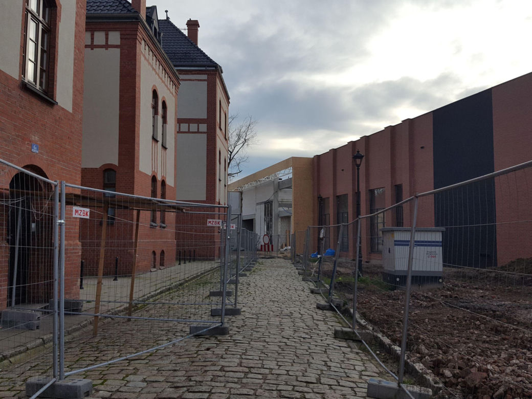 Galeria Goplana w Lesznie od środka. Za nieco ponad 3 miesiące otwarcie