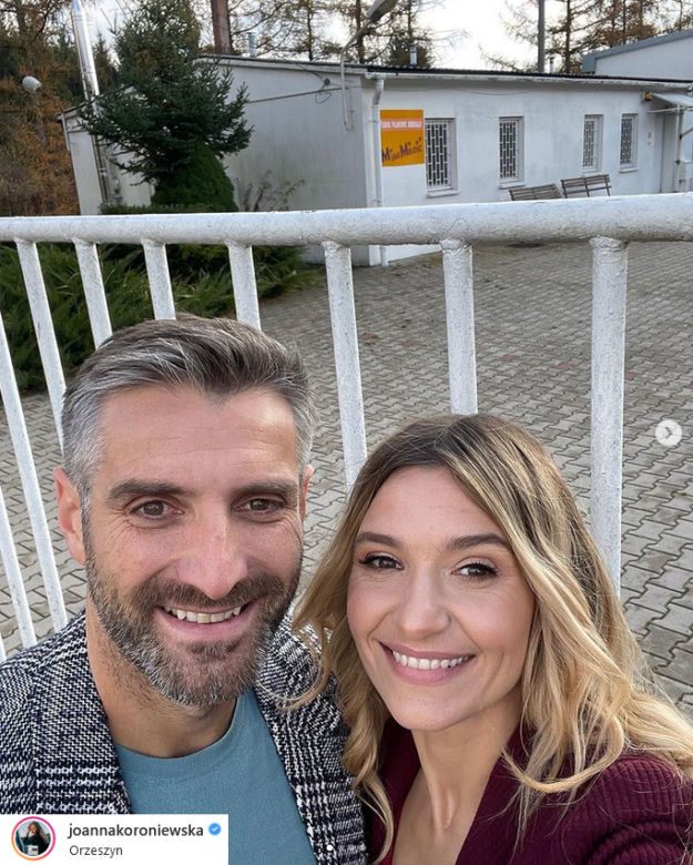 Joanna Koroniewska na planie "M jak miłość"