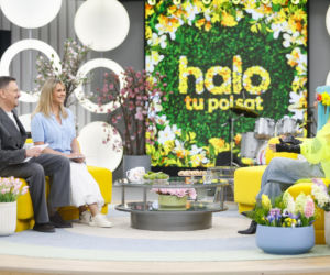 Cleo w niebieskich włosach