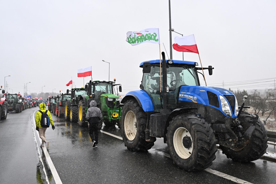 Mińsk Mazowiecki. Ogólnopolski protest rolników