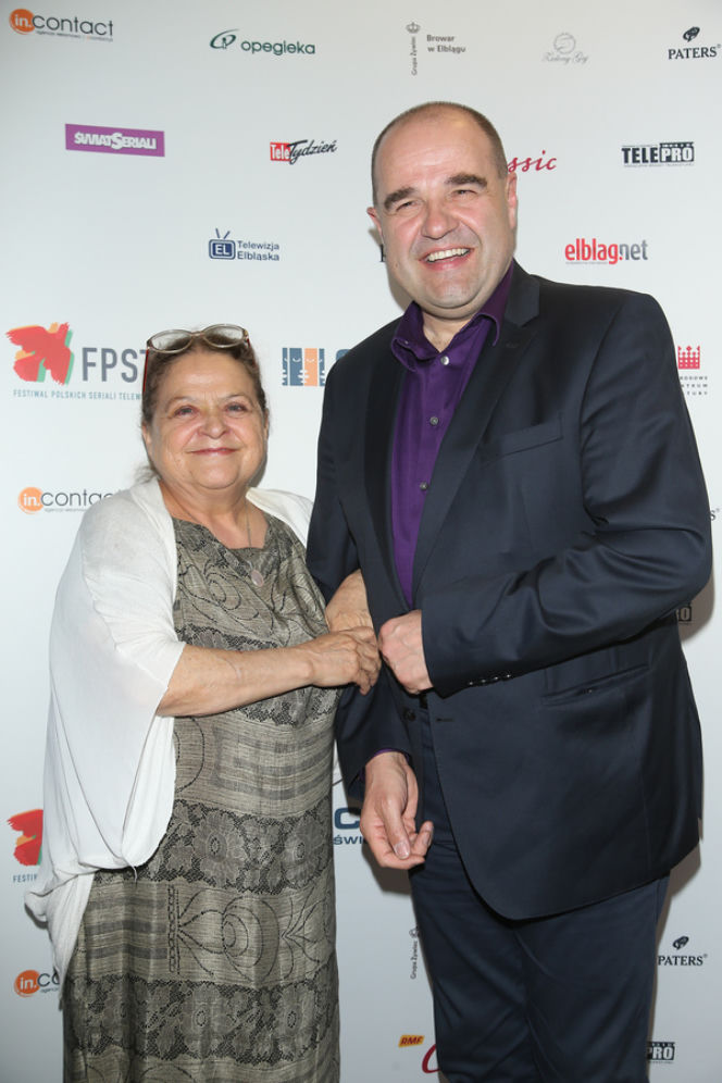 Festiwal Polskich Seriali Elbląg 2015. Grażyna Zielińska, Cezary Ża
