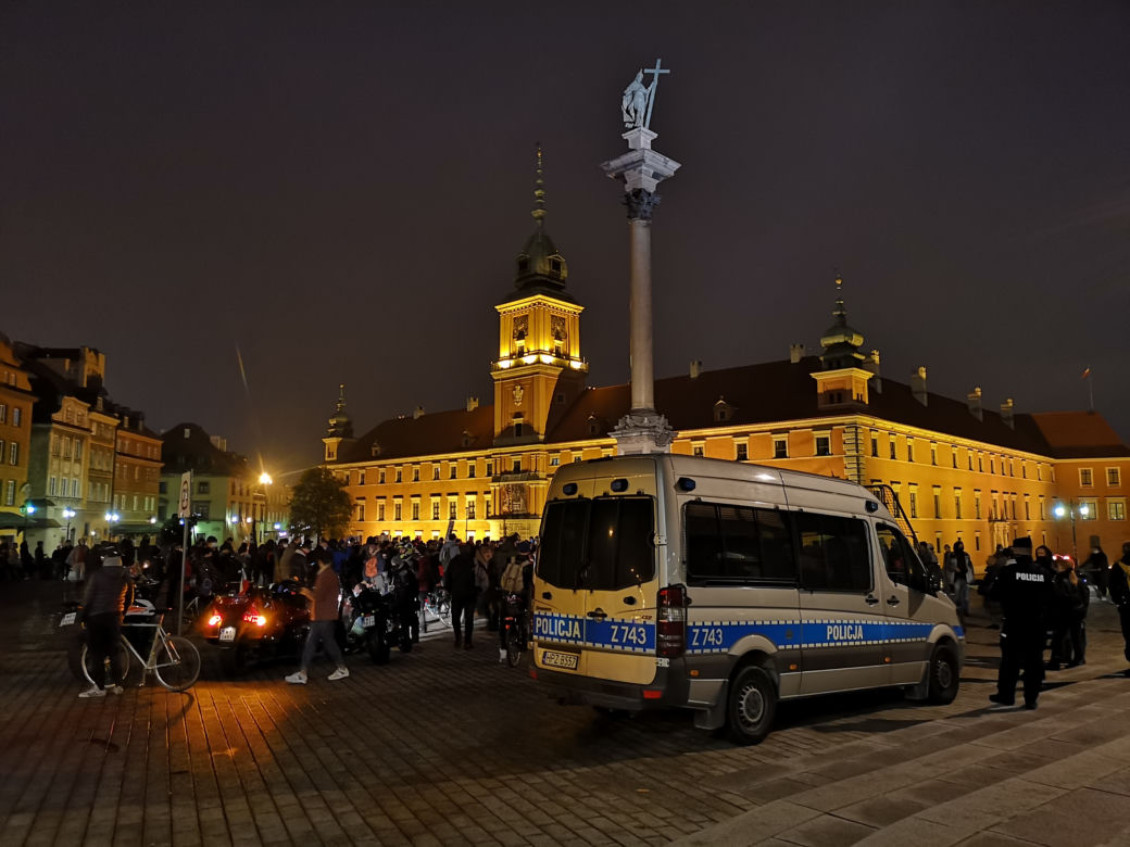 Protest na Placu Zamkowym 2.112020