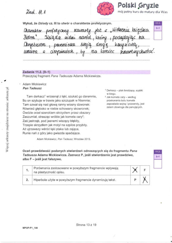 Matura 2024: polski. Arkusze CKE i odpowiedzi. Poziom podstawowy [Formuła 2023]