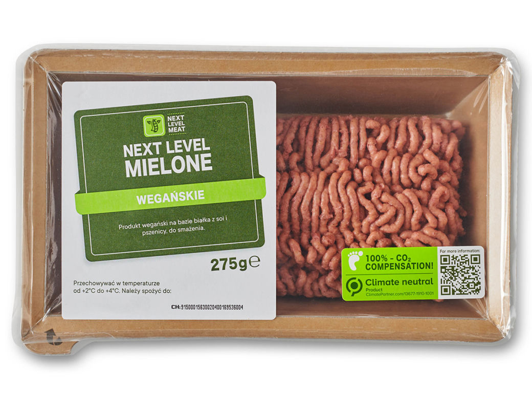 Neutralne dla klimatu produkty Next Level Meat w Lidlu