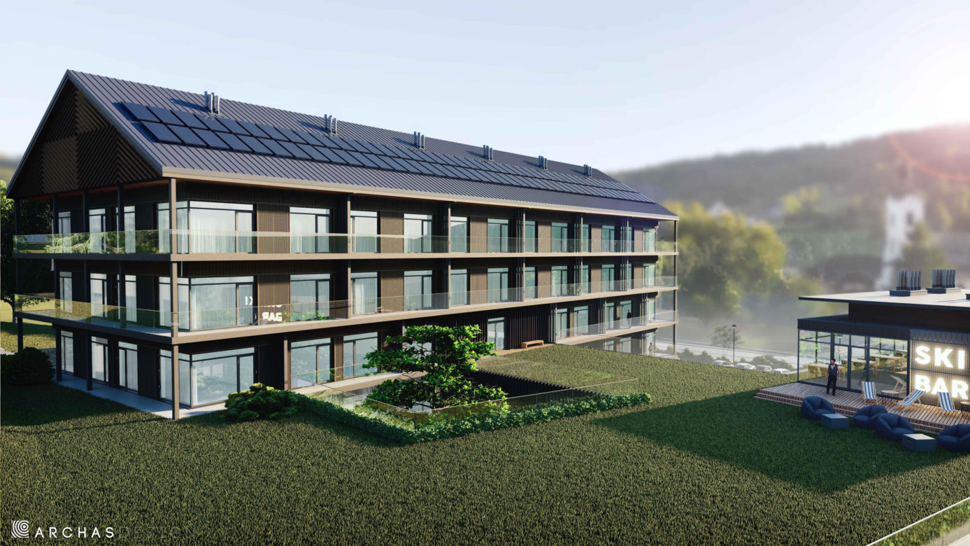 Nowy hotel w Brennej