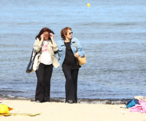 Izabela Trojanowska elegancka nawet na plaży