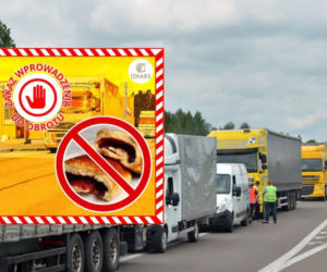 59 ton żywności z Ukrainy zatrzymane