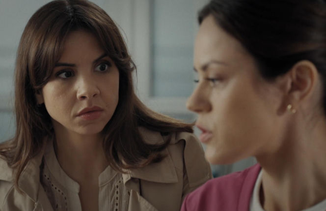 M jak miłość, odcinek 1913. Kasia (Paulina Lasota), Aneta (Ilona Janyst)