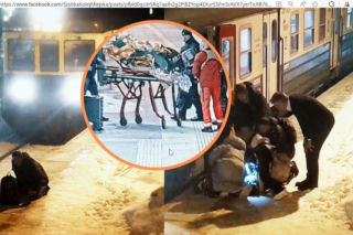 Chwile grozy na peronie w Gdyni. Pomoc przyszła na czas. Pomogła drużyna SKM 
