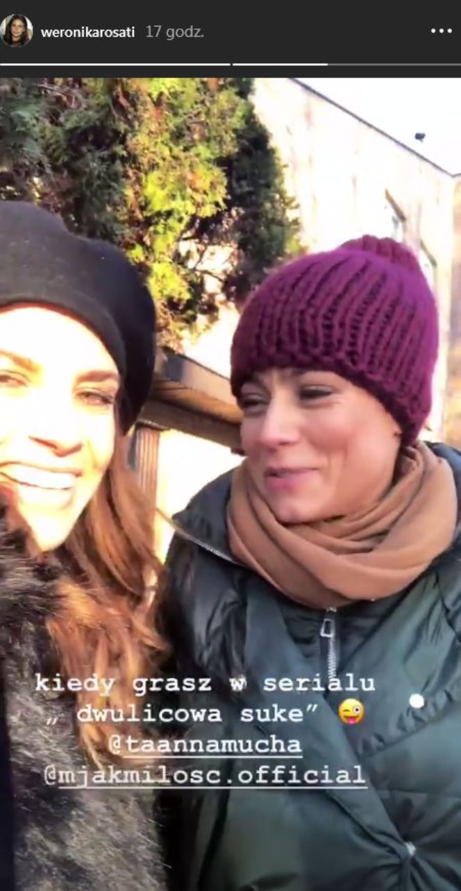 M jak miłość. Anka (Weronika Rosati), Magda (Anna Mucha)