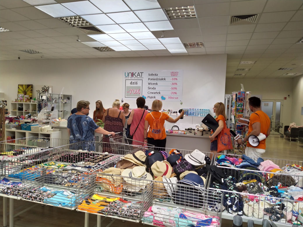 Ekipa Eska Summer City odwiedziła Outlet Unikat