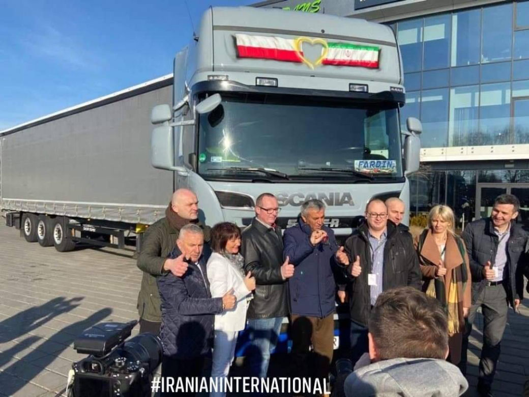 Fardin dostał kluczyki do nowej ciężarówki. Kiedy Irańczyk ruszy w drogę do swojej ojczyzny?