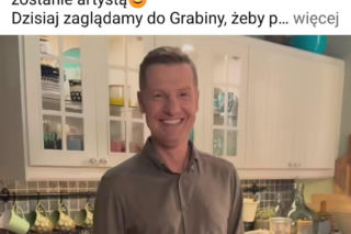 M jak miłość po wakacjach. Paweł (Rafał Mroczek) na planie