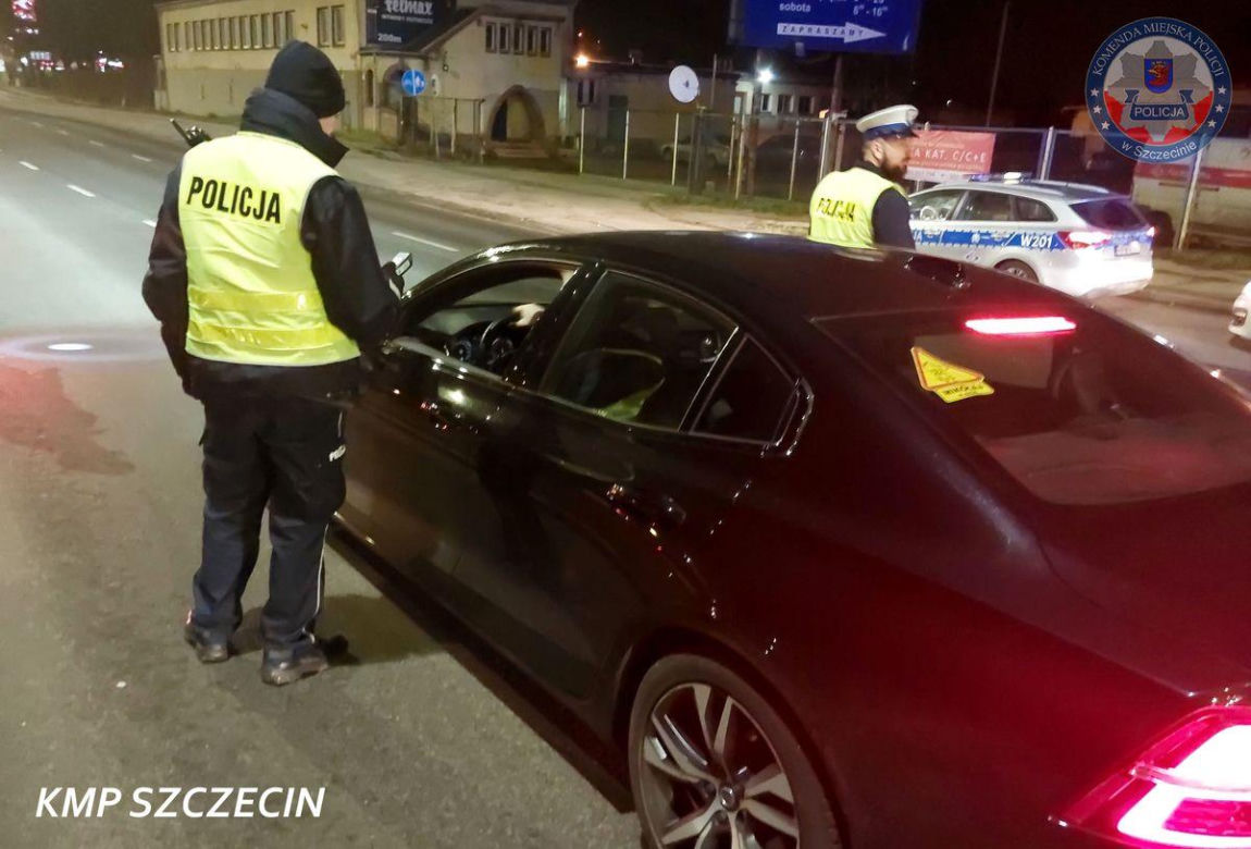 Szczecińscy policjanci dbali o bezpieczeństwo w noc sylwestrową