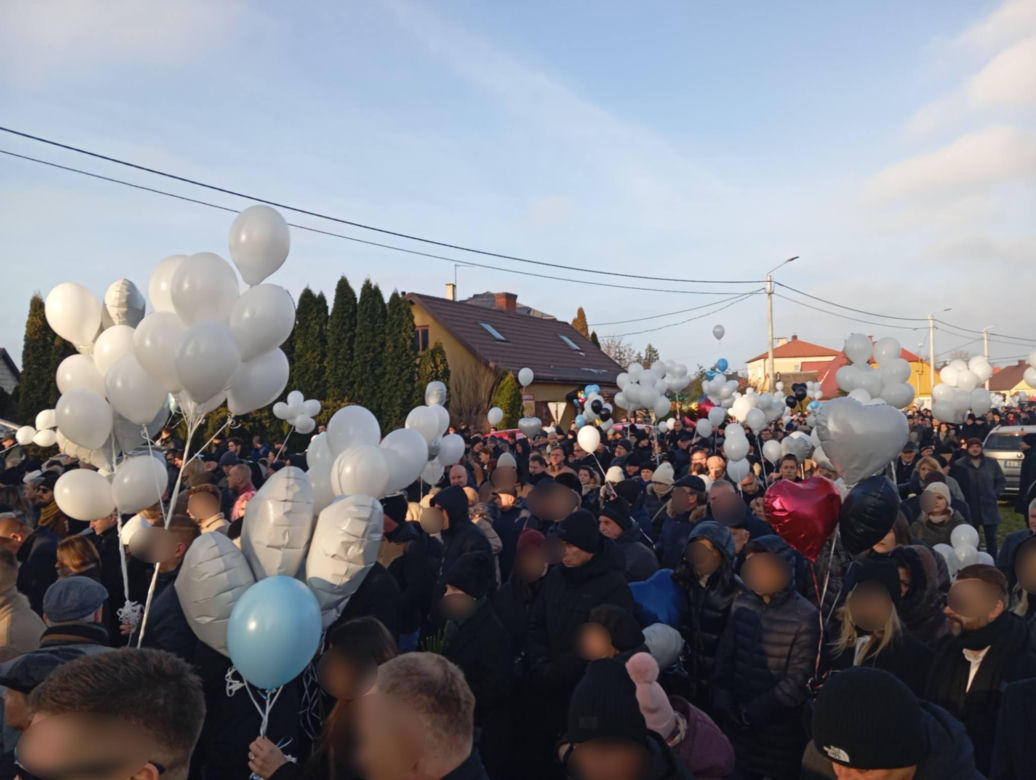 Pogrzeb Ireny Rupińskiej i jej wnuczka