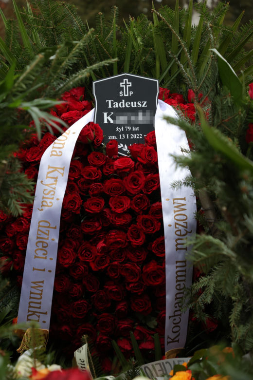 Wiązanka od rodziny zmarłego