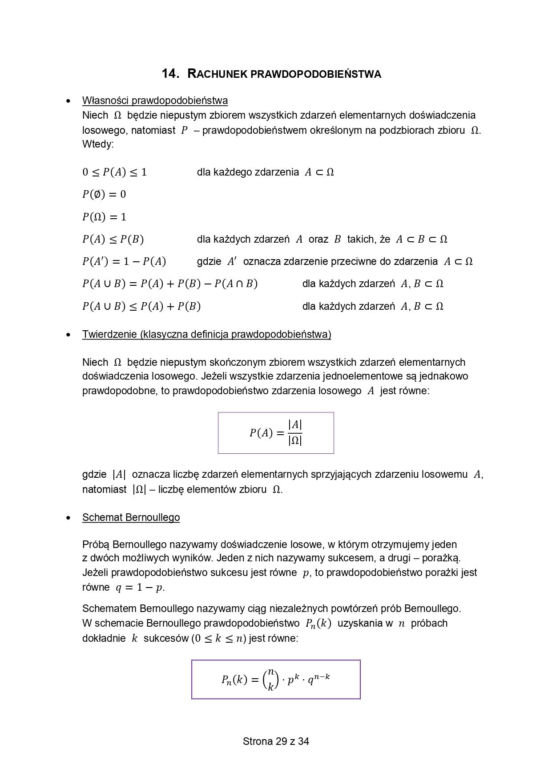 wzory matematyczne matura 2026