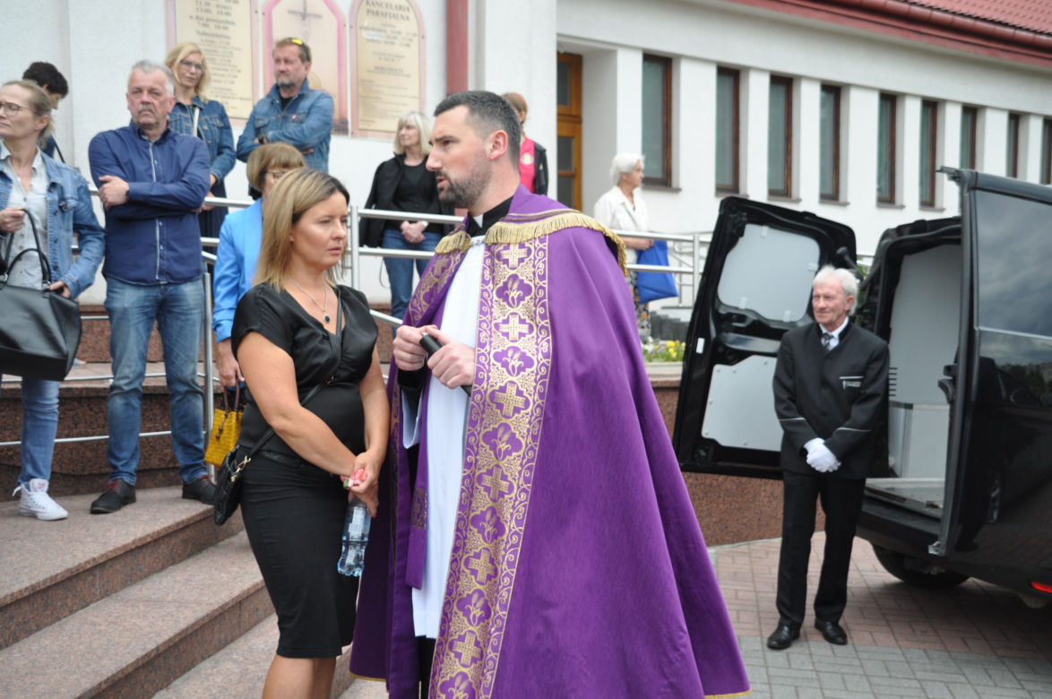 Pogrzeb Pawła Kotwicy, dziennikarza z Kielc