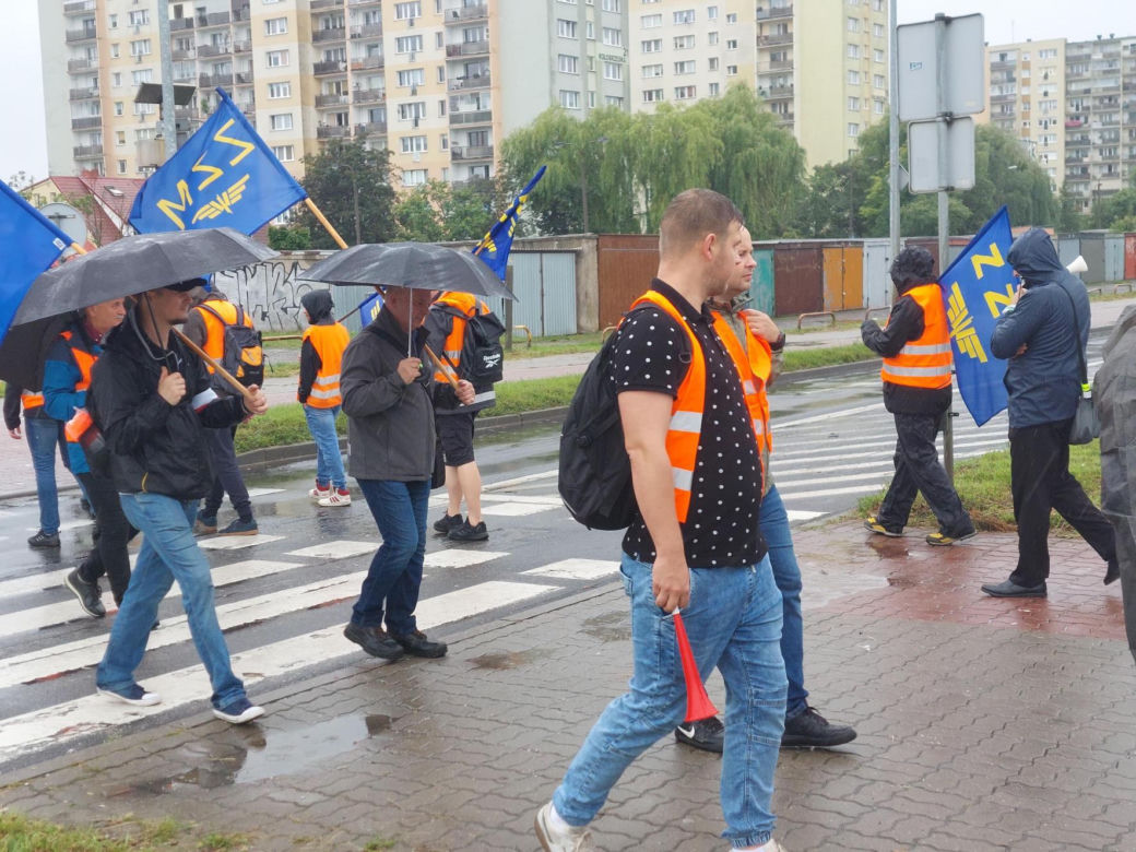Strajk kolejarzy Bydgoszcz 28.07.25