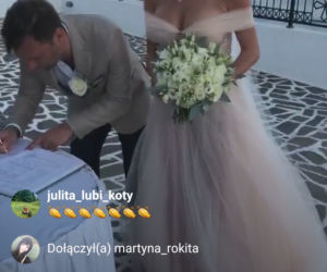 Agata Załęcka wyszła za mąż na greckiej wyspie