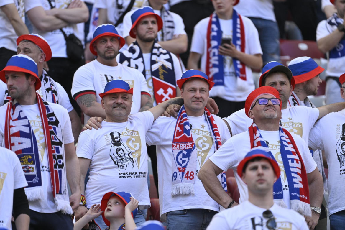 Kibice na finale Pucharu Polski: Górnik - Raków