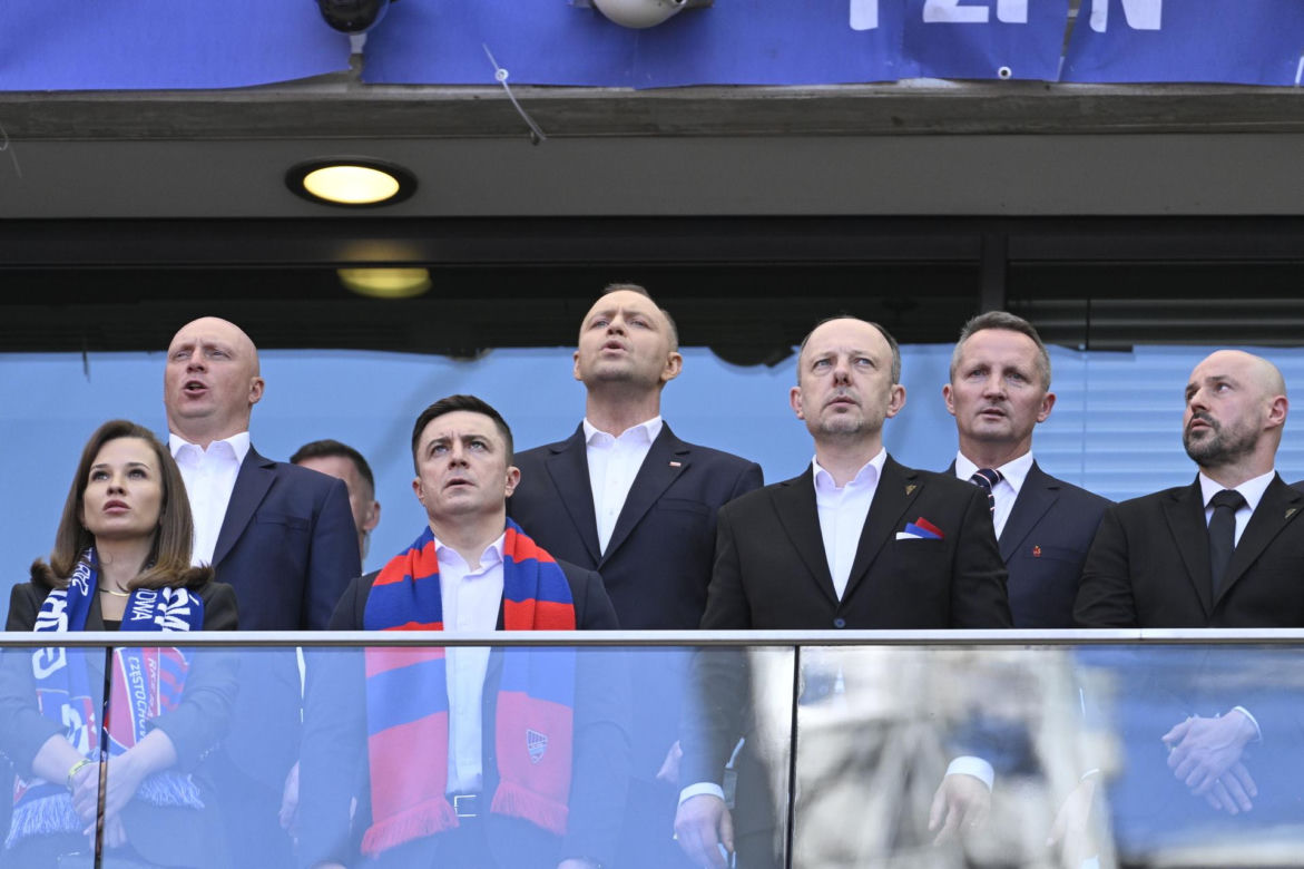 Puchar Polski pomiędzy Górnikiem Zabrze i Rakowem Częstochowa na PGE Narodowym w Warszawie