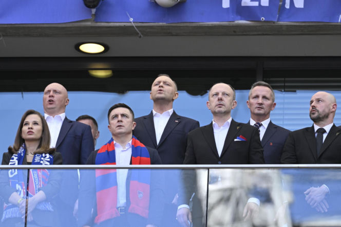 Puchar Polski pomiędzy Górnikiem Zabrze i Rakowem Częstochowa na PGE Narodowym w Warszawie