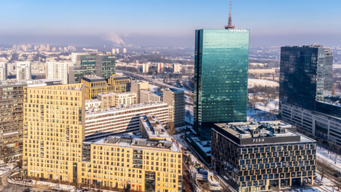 Biurowiec Intraco w styczniu 2026