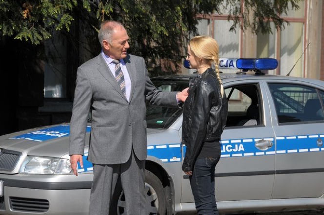 Pierwsza miłość. Sabina (Urszula Dębska), Karol Weksler (Karol Strasburger)