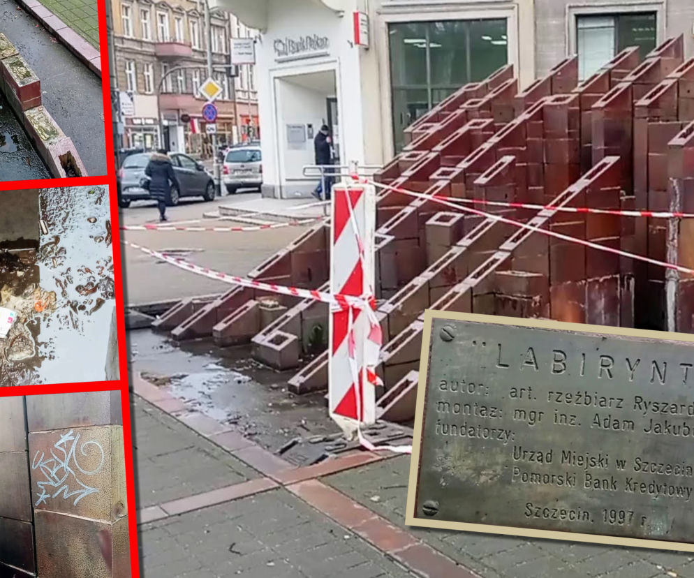 Labirynt w centrum Szczecina od lat niszczeje