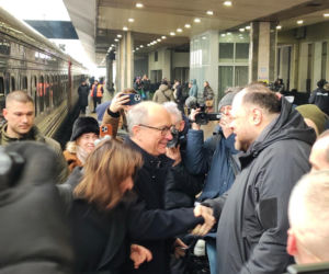 Szef Rady Najwyższej Ukrainy wita marszałka