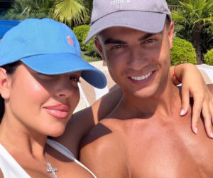 Cristiano Ronaldo i Georgina na wakacjach