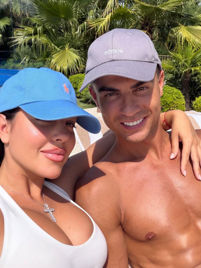 Cristiano Ronaldo i Georgina na wakacjach