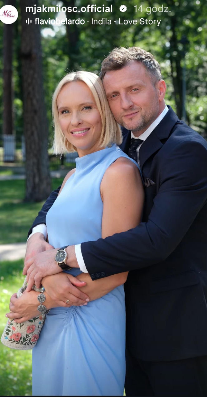 M jak miłość nowy sezon. Dorota (Iwona Rejzner), Bartek (Arkadiusz Smoleński)