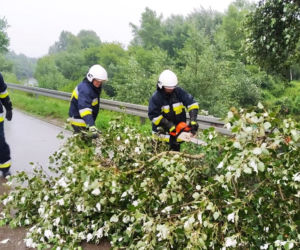 Strażacy usuwają skutki nawalnic nad Podkarpackiem