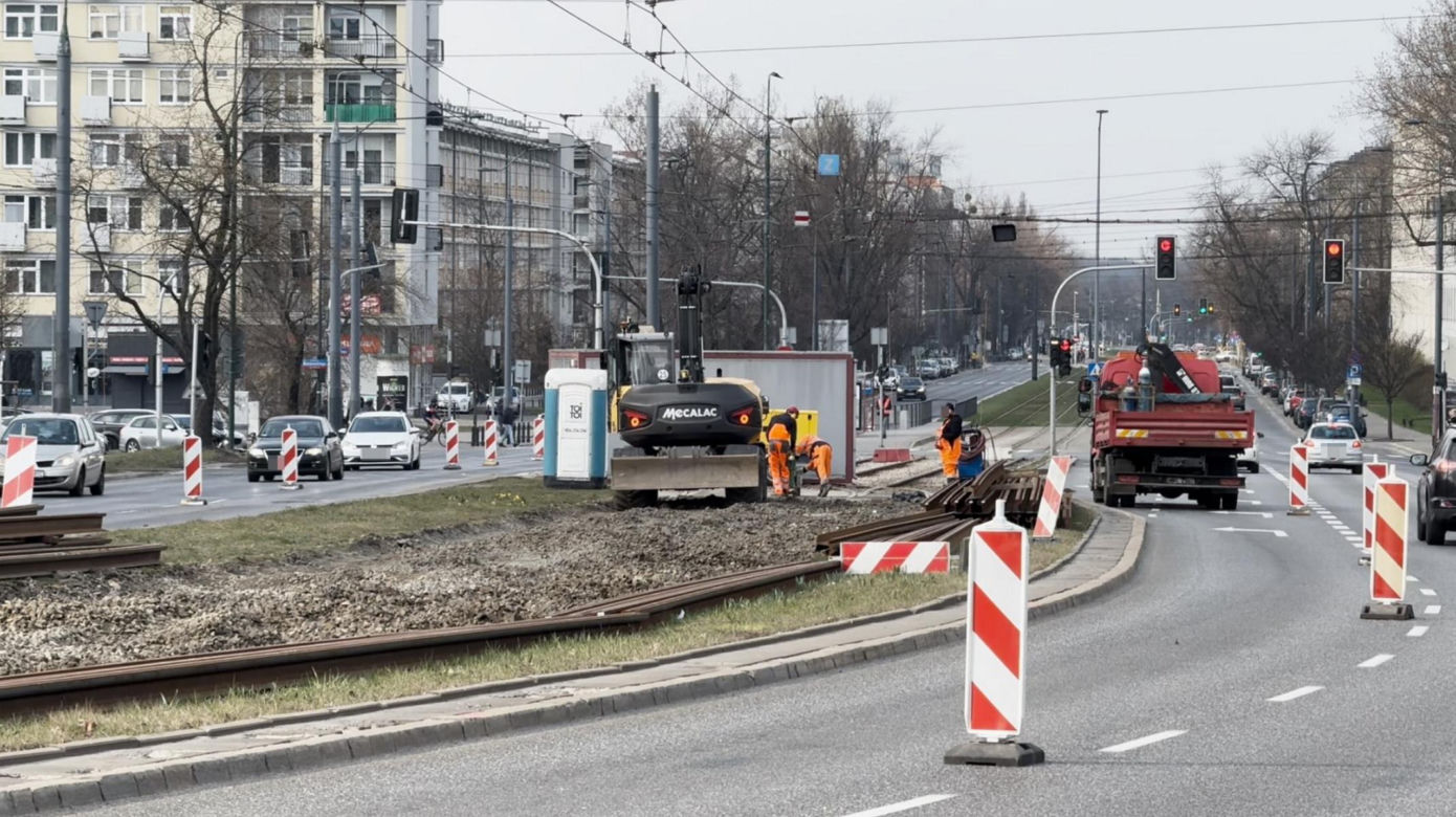 Ruszył rRuszył remont torowiska przy Arkadii w Warszawie