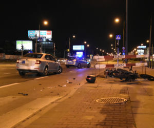 Ksiądz rozjechał motocyklistów na Łopuszańskiej 