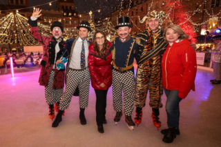 Lodowisko na Rynku Starego Miasta w Warszawie