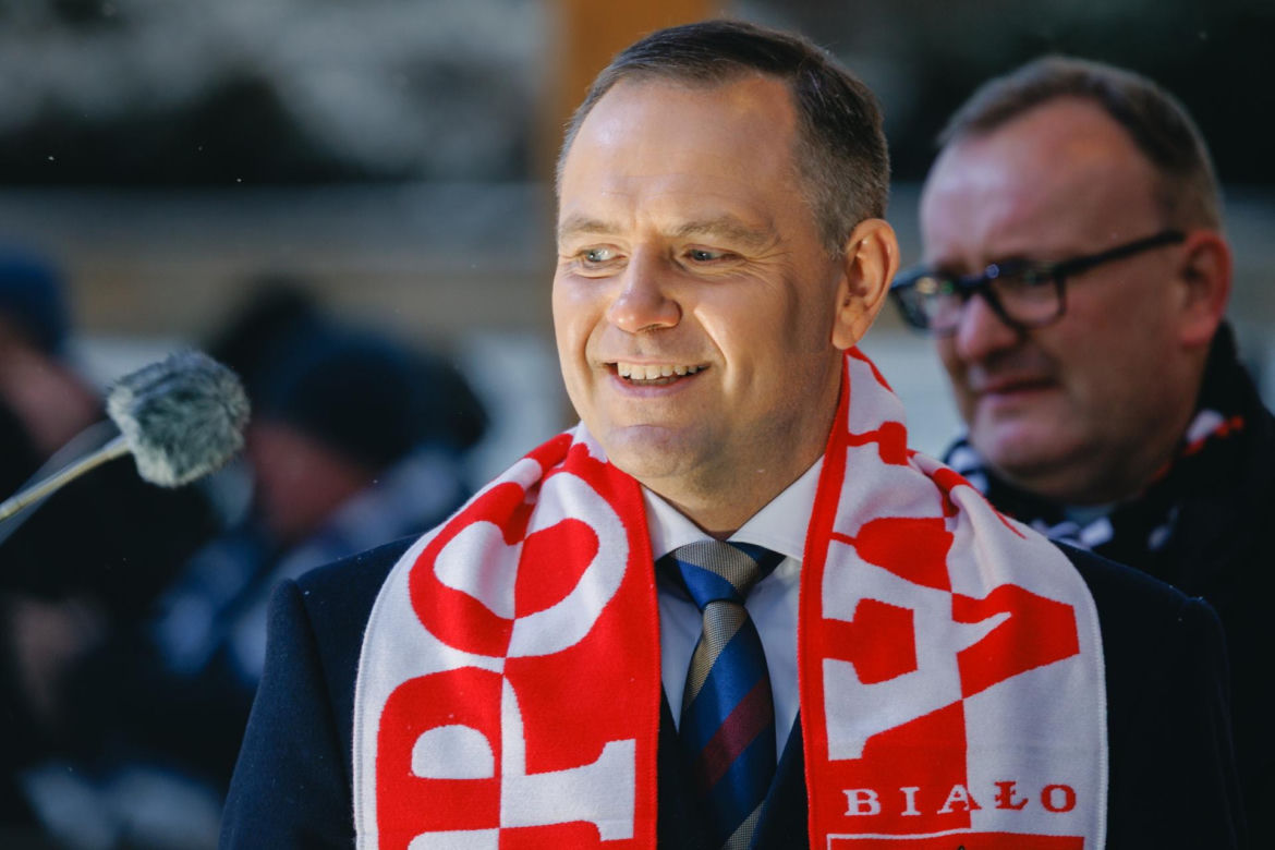 Karol Nawrocki wziął udział w Patriotycznej Pielgrzymce Kibiców na Jasnej Górze