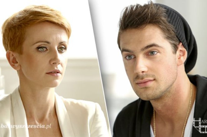 Barwy szczęścia. Ernest Chowański (Krystian Kukułka), Marta Walawska (Katarzyna Zielińska)